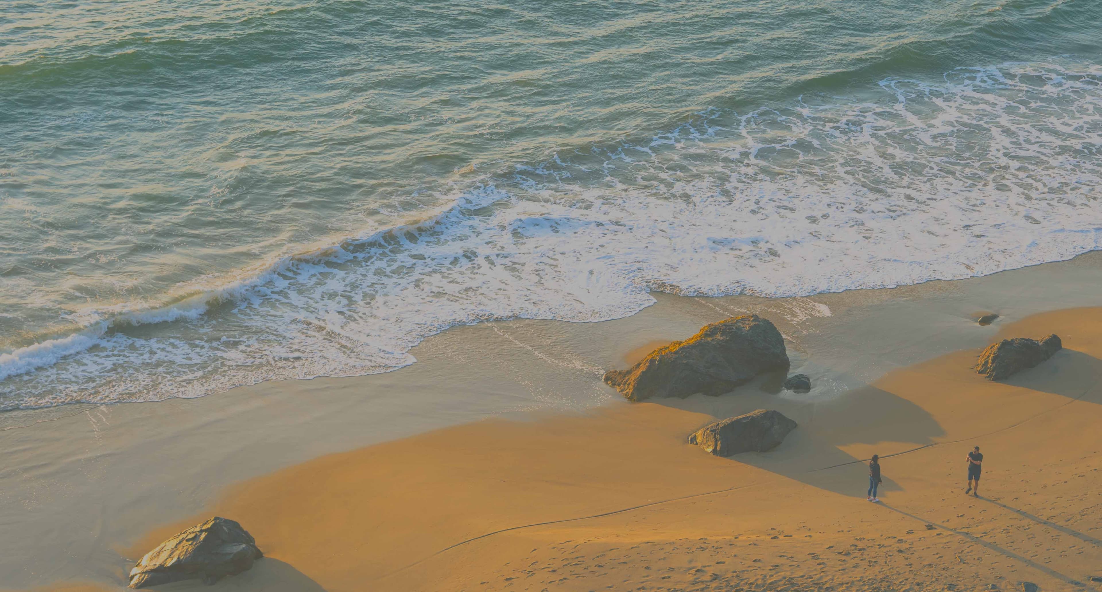 background of a beach